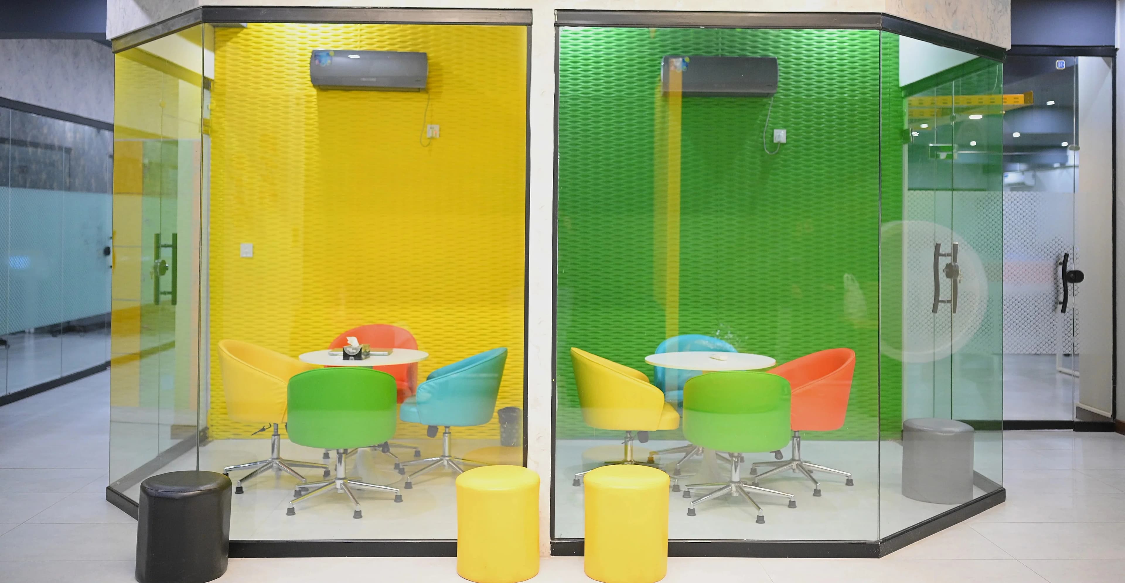 Huddle room for team meetings at Cowork24 Islamabad