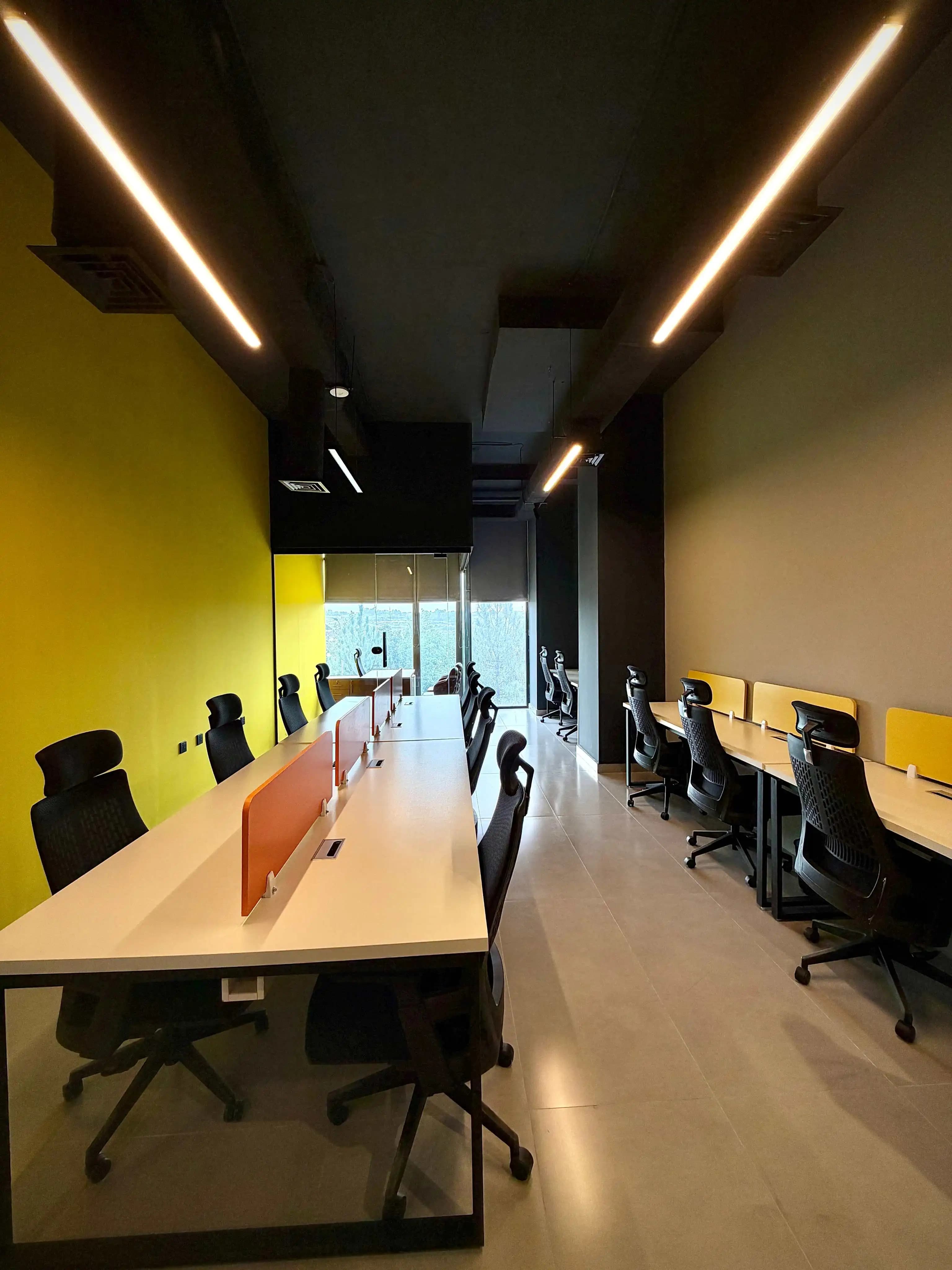 Serviced office workspace at Cowork24 Islamabad